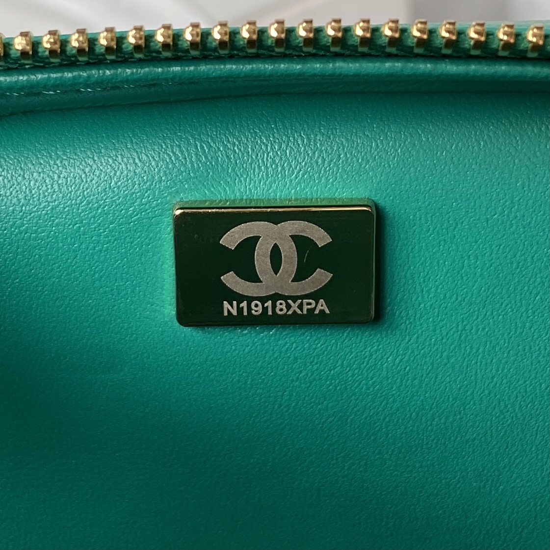 Lambskin Mini Backpack AS3884 Jade Green